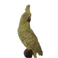 papegaai op stok 35 cm, groen